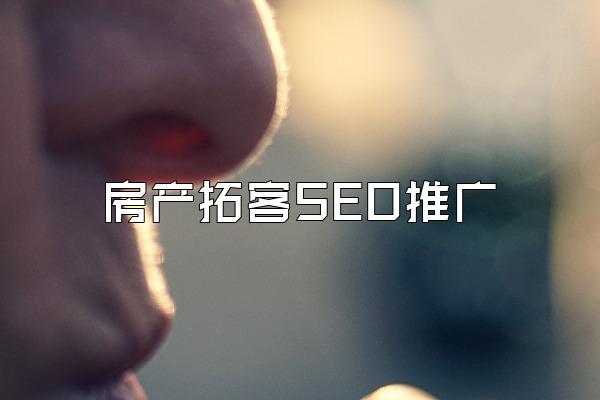 房产拓客SEO推广