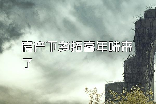 房产下乡拓客年味来了