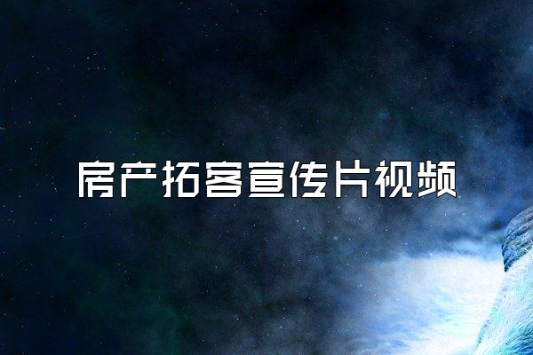 房产拓客宣传片视频