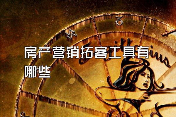 房产营销拓客工具有哪些
