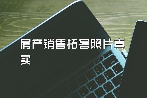 房产销售拓客照片真实
