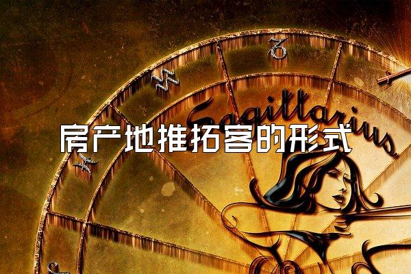 房产地推拓客的形式