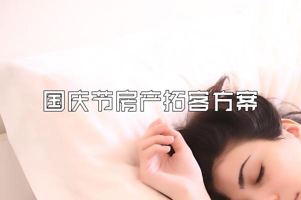 国庆节房产拓客方案